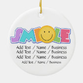 Smile - SRF Keramisch Ornament (Achterkant)