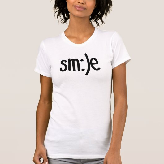 Smile T-shirt - Verspreid de blijdschap! (Voorkant)