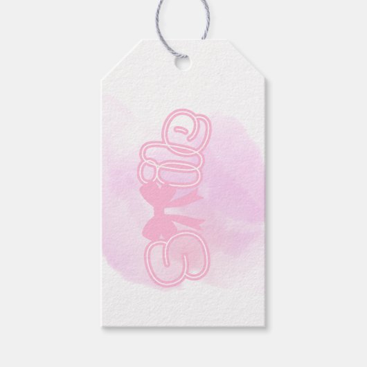 Smile tag cadeaulabel (Voorkant)