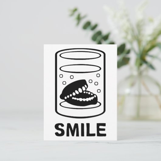Smile Teeth Briefkaart (Staand voorkant)