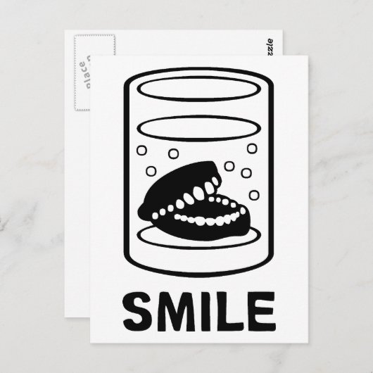 Smile Teeth Briefkaart (Voorkant / Achterkant)