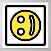 Smile That’s Not Quite Right – Artistic Face Print (Voorkant)