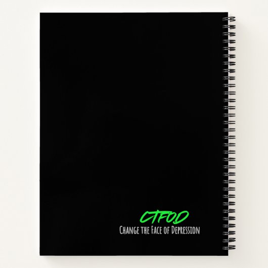 Smile Through the Bullsh*t Journal beroemd gemaakt Notitieboek (Achterkant)