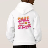 Smile Through the Struggle T-Shirt - Inspirerend (Achterkant)