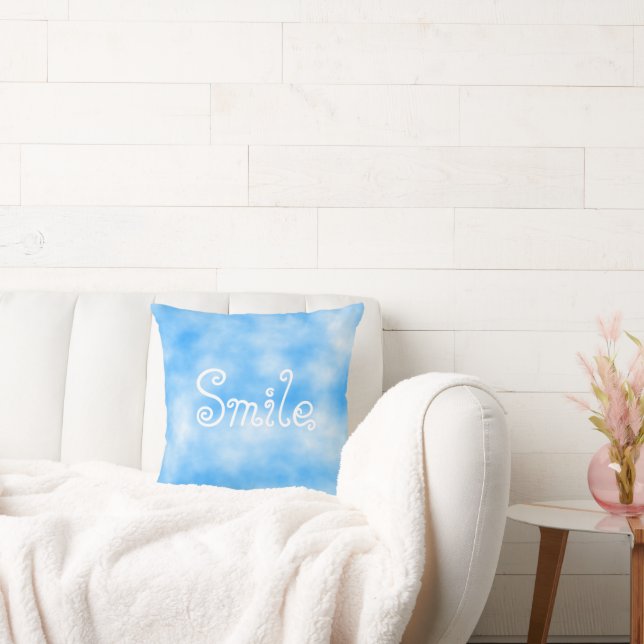 Smile-Throw Pillow Kussen (Bank)
