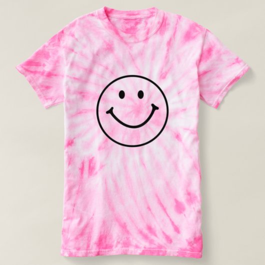 Smile Tie Dye T-shirt (Design voorkant)