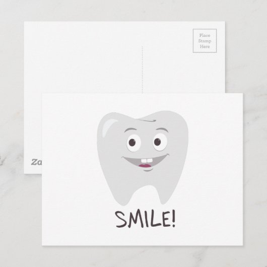 Smile Tooth Briefkaart (Voorkant / Achterkant)