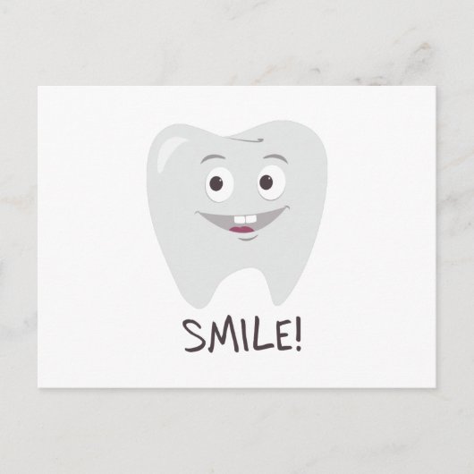 Smile Tooth Briefkaart (Voorkant)
