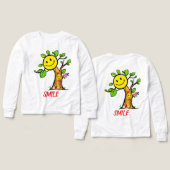 "Smile Tree" Positieve Vibes (Voorkant /achterkant)