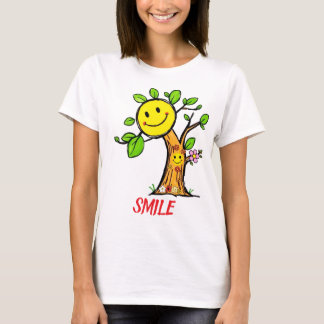 "Smile Tree" Positieve Vibes T-shirt