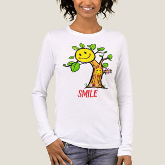 "Smile Tree" Positieve Vibes Tri-Blend Shirt