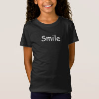 Smile Typografie Inspirerend Message Kinder