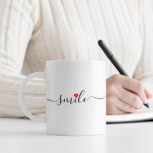 Smile Typography Koffiemok