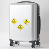 Smile u bent On Camera Sign, Video Surveillance S Sticker (Koffer)