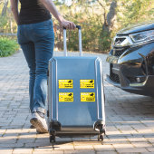 Smile u bent On Camera Sign, Video Surveillance S Sticker (Koffer Insitu)