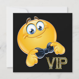 Smile VIP Black Stropdas Uitnodiging