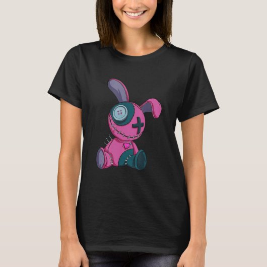 Smile Voodoo Bunny T-shirt (Voorkant)