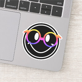 Smile w/ Rainbow Glasses Sticker