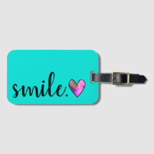 SMILE - Waterverf hart