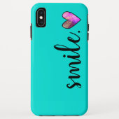 SMILE - Waterverf hart Case-Mate iPhone Case (Achterkant)