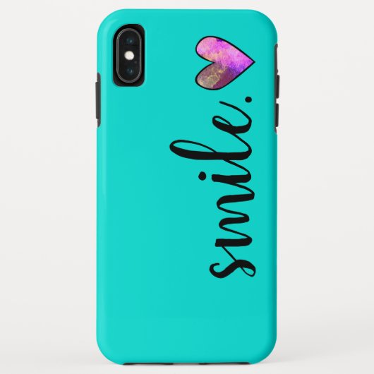 SMILE - Waterverf hart Case-Mate iPhone Case (Achterkant)