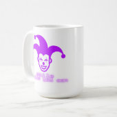 Smile while You Can _ Neon Joker Streetwear Design Koffiemok (Voorkant links)