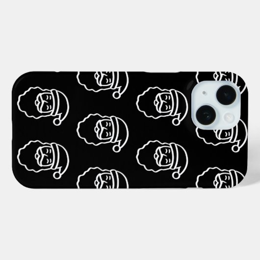 Smile with Santa Case-Mate iPhone Case (Achterkant (horizontaal))