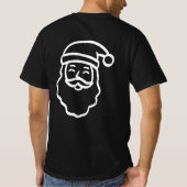 Smile with Santa T-shirt (Achterkant)