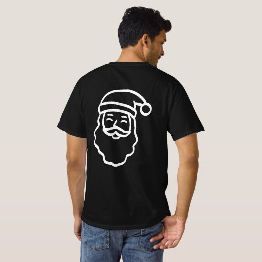 Smile with Santa T-shirt (Achterkant volledig)