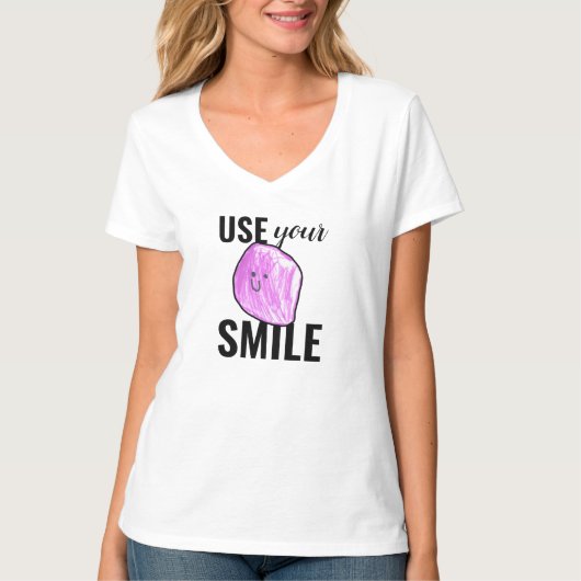 Smile Women's T-Shirt (Voorkant)