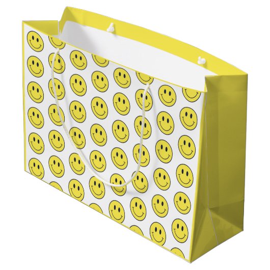 Smile Wrapping Paper Groot Cadeauzakje (Achterkant Gekanteld)