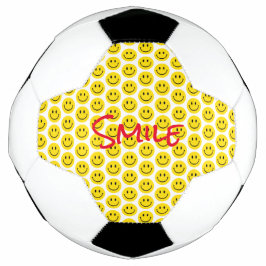 Smile Yellow Red Black White Happy Face Sports Voetbal