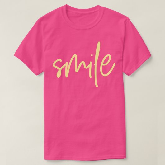 Smile Yellow T-shirt (Design voorkant)
