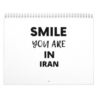 SMILE YOU ARE IN  IRAN KALENDER