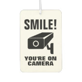 Smile Your On Camera grappige video monitoring aut Luchtverfrisser (Voorkant)