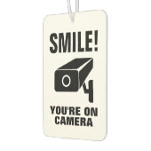 Smile Your On Camera grappige video monitoring aut Luchtverfrisser (Links)