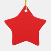 Smile zijn kerstversiering keramisch ornament (Achterkant)