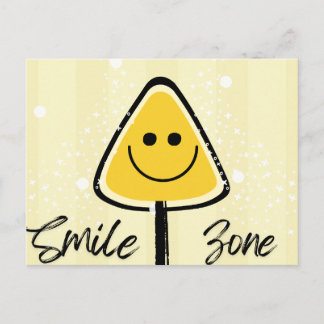 Smile Zone Postkarte – Lustige Gute-Laune-Karte Briefkaart