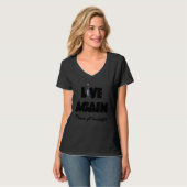 Smilealotteesa  Please get Vaccinated to Live Agai T-shirt (Voorkant volledig)