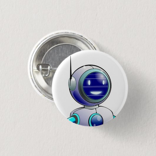 Smilebot Pin Ronde Button 3,2 Cm (Voorkant /achterkant)