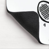 Smilemoreteesa Grappige Giraffe Spelen Badminton A Muismat (Hoek)