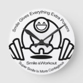 Smilepower ronde klok (Voorkant)