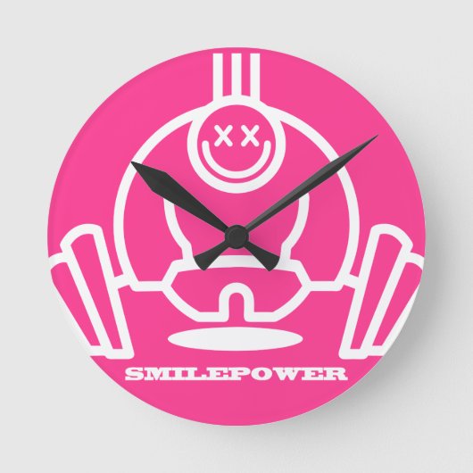 Smilepower Ronde Klok (Voorkant)
