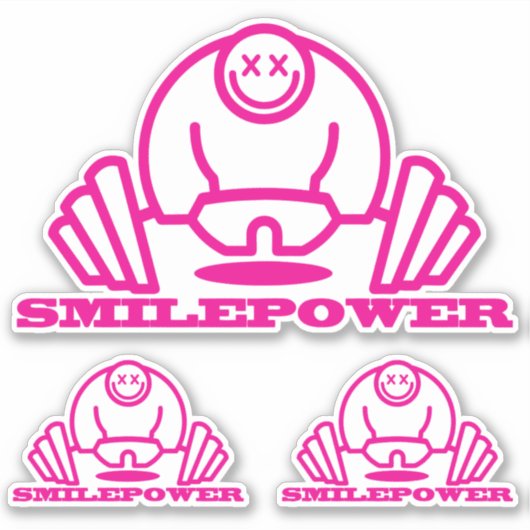 SmilePower Sticker (Voorkant)