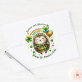 Smiles En Shamrocks Hedgehog Sticker (Envelop)