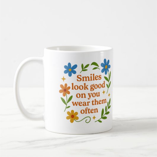 Smiles look good on you - Mug Koffiemok (Links)