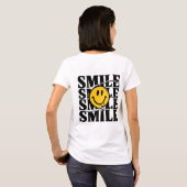 Smile's vrouwelijk T-shirt Levend positief (Achterkant volledig)