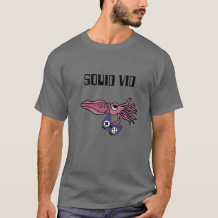 Smilesanim Funny Paars Squid Pplay Video Game C T-shirt