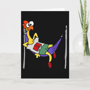 Smileteesanima Grappige Rubber Kip Slapend In Hang Kaart
