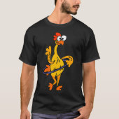 SmileteesFunny Funny Rubber Chicken Hula Hoop T-shirt (Voorkant)